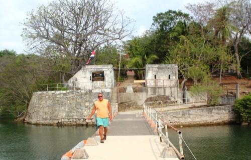 The only access point to the Prison: by water.