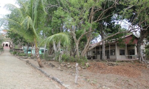 Prison's buildings: The Dispensay and the Infirmary further up.