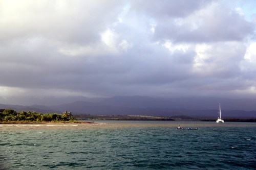 At anchor in Nargana