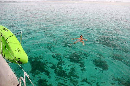 Greetings! The water is 24 feet deep here...