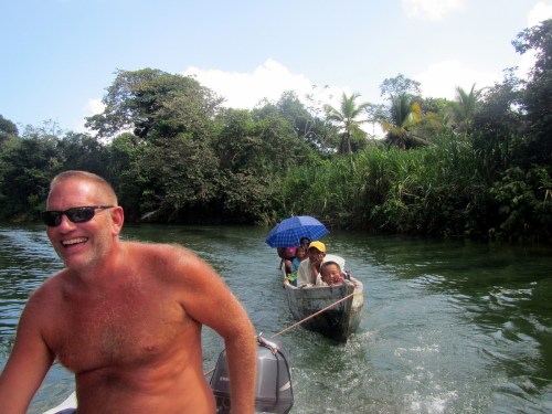 We gave them a tow...