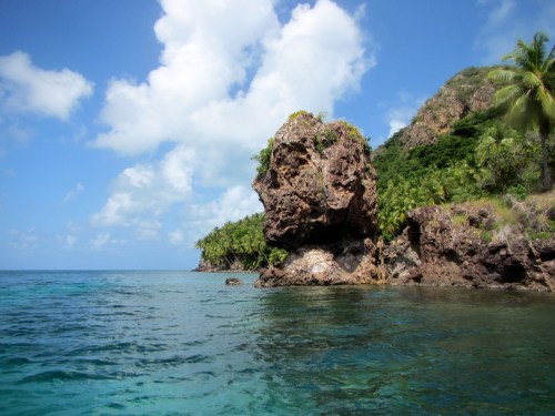 Morgan's Head guarding the Bay's entrance