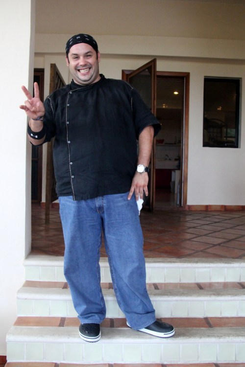 Our patient teacher, Chef Marcus Marin