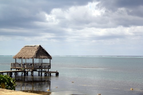 Typical Roatan living room