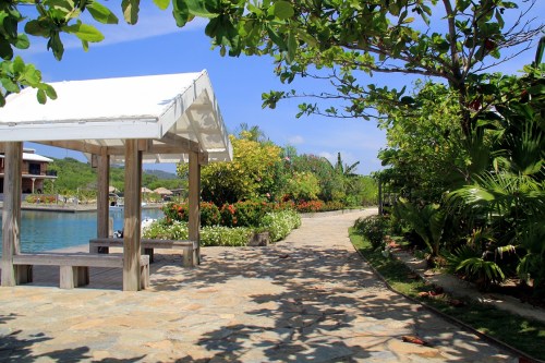 The mini-ferry connecting you to land stops here